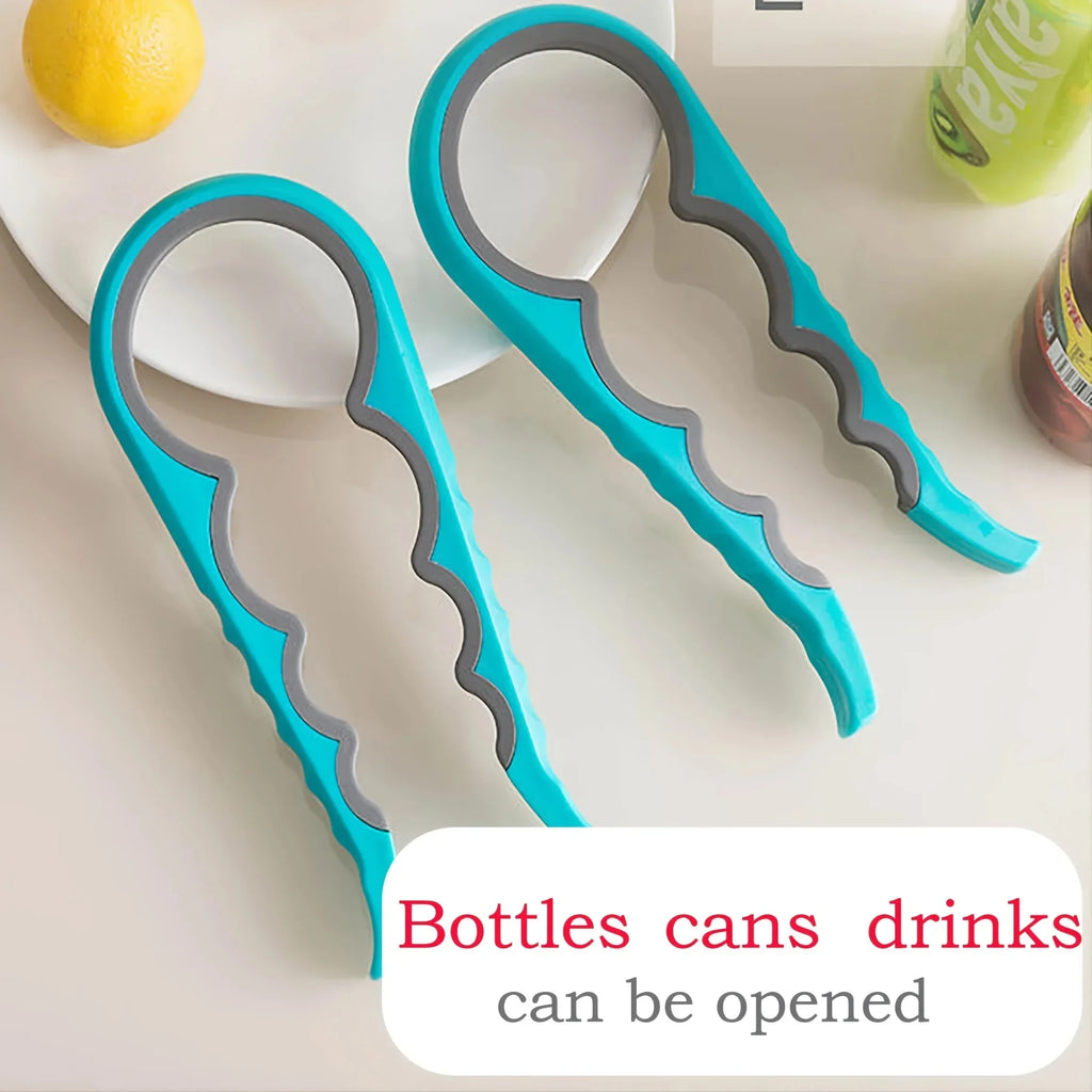 4-in-1 Multi-Purpose Can & Bottle Opener – Non-Slip Grip Can & Bottle Opener Axl