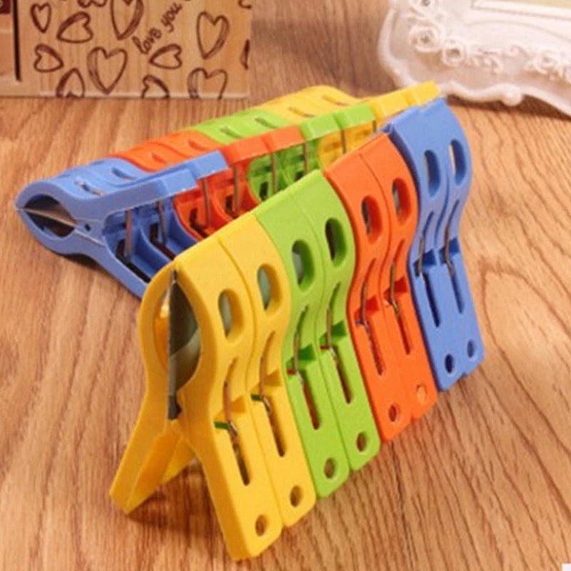 8-Pack Large Windproof Clothespins – Heavy-Duty Spring Clamps Clothespins Clamp Set Axl