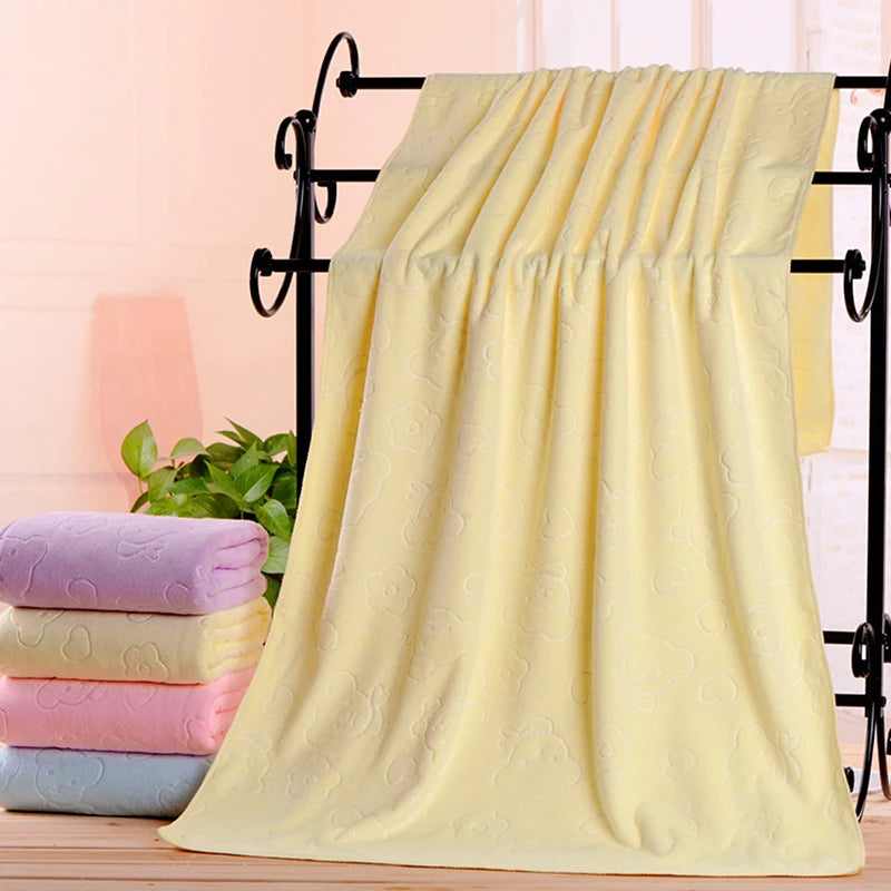 Microfiber Bath Towel – Absorbent, Quick-Drying & Super Soft Microfiber Bath Towel Axl