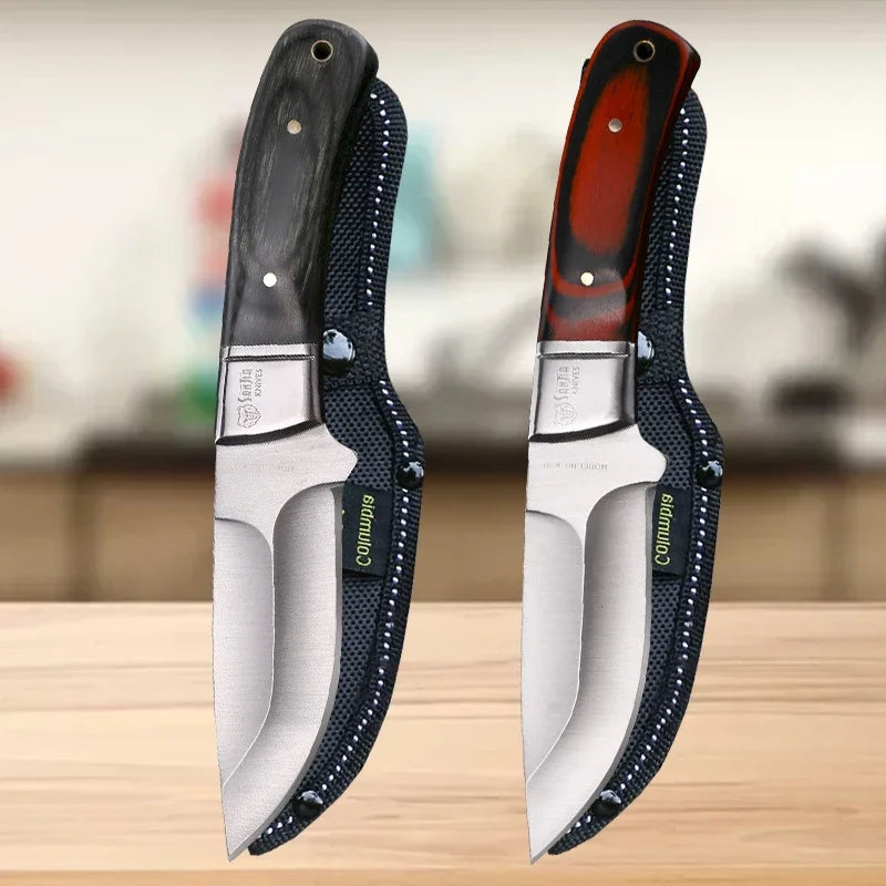 Stainless Steel Boning & Slicing Knife Set | Wood Handle Kitchen Knife Set Axl Knife CD