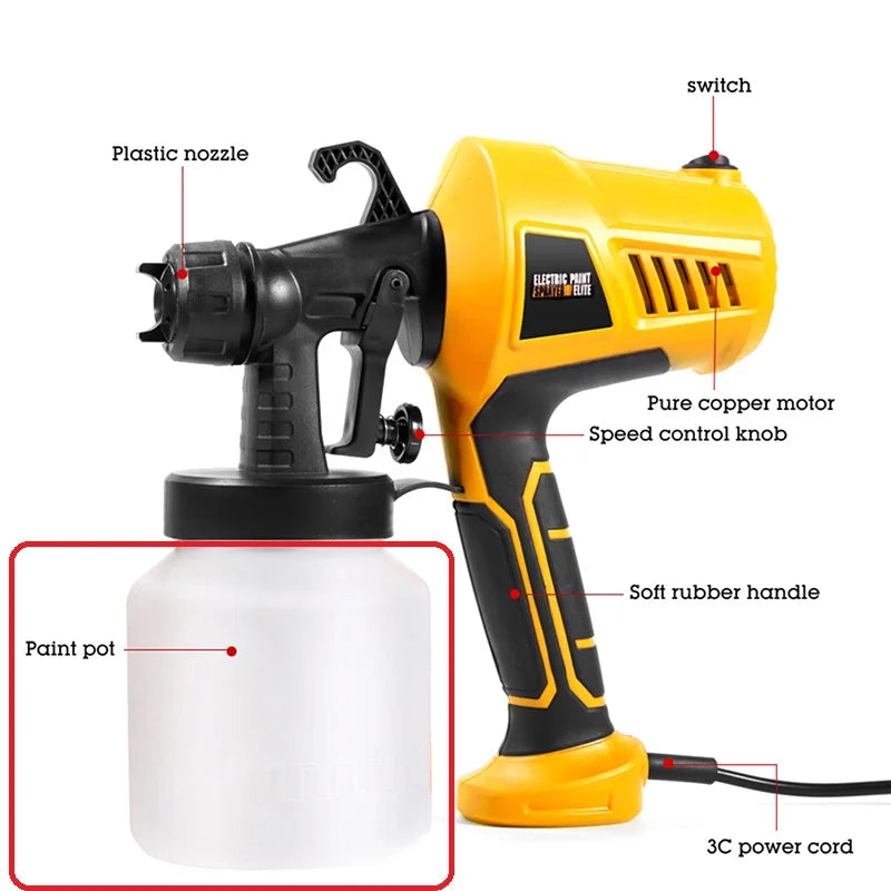 800mL Electric Paint Sprayer Replacement Container – Plastic Sprayer Container Axl