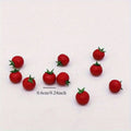 10 Pcs 1:12 Miniature Resin Tomatoes – Dollhouse Food Decor Dollhouse Miniature Axl 2bags