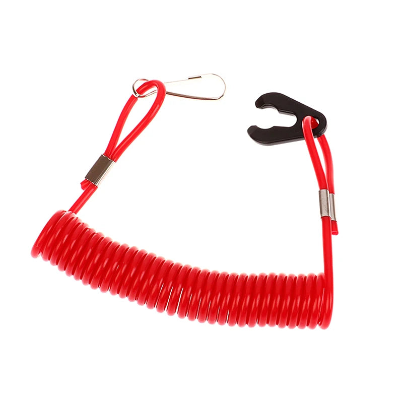2.0m Outboard Kill Switch Safety Tether Lanyard | Boat Motor Boat Safety Lanyard Axl