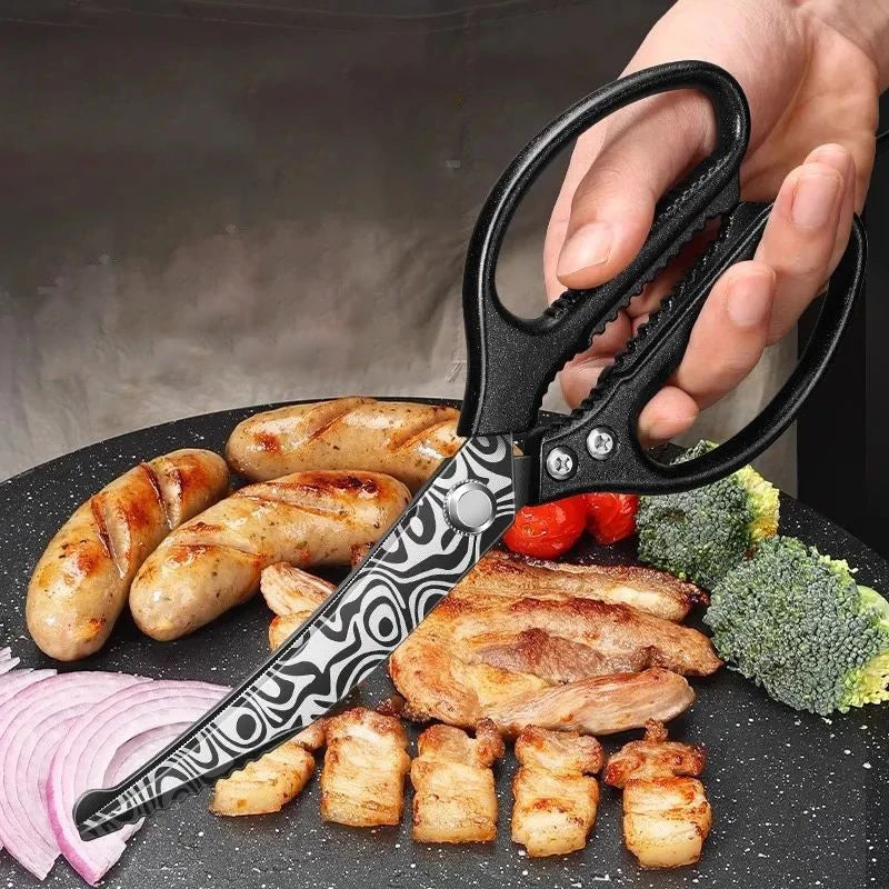PLYS Heavy-Duty Kitchen Scissors – Stainless Steel Poultry Shears Kitchen Poultry Shears Axl