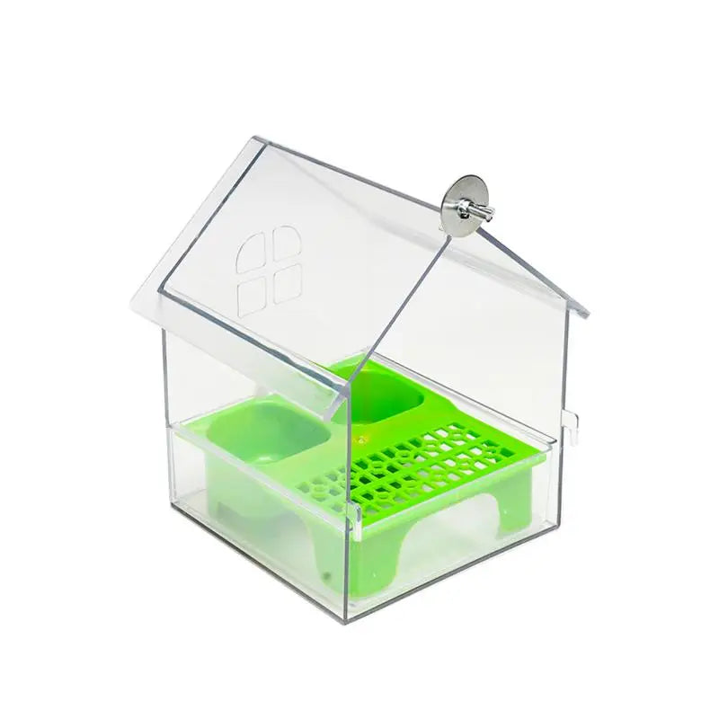 Hanging Parrot Feeder & Bird Bath Bowl | Cage Accessory Bird Feeder Bowl Axl