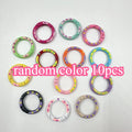 10-Pack Alloy Carabiner Keychain Spring Clasp Clips & Connectors Carabiner Clip Set Axl random color 10pcs
