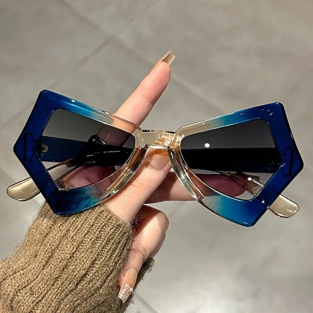 Cat Eye Anti Blue Light Glasses – Two-Tone Gradient Frame Fashion Eyeglasses Axl