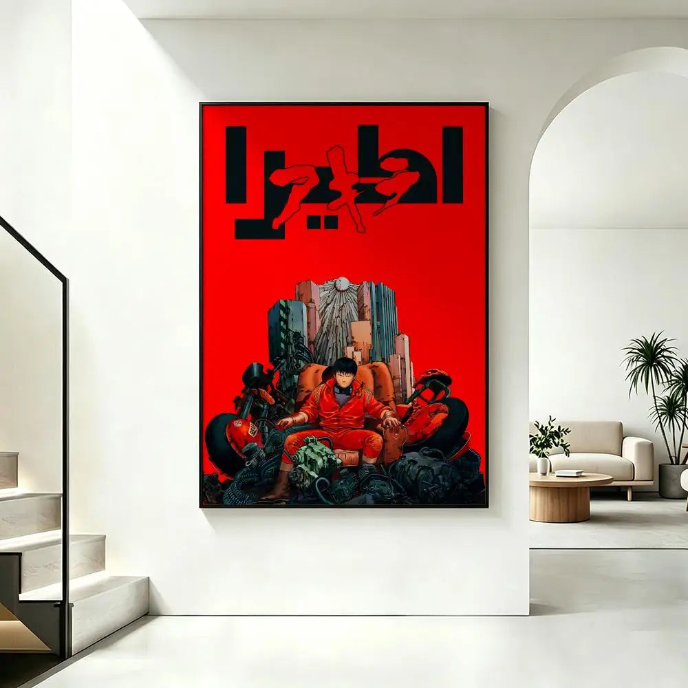 Akira Anime Poster – HD Waterproof Wall Art | Home Decor Anime Wall Poster Axl
