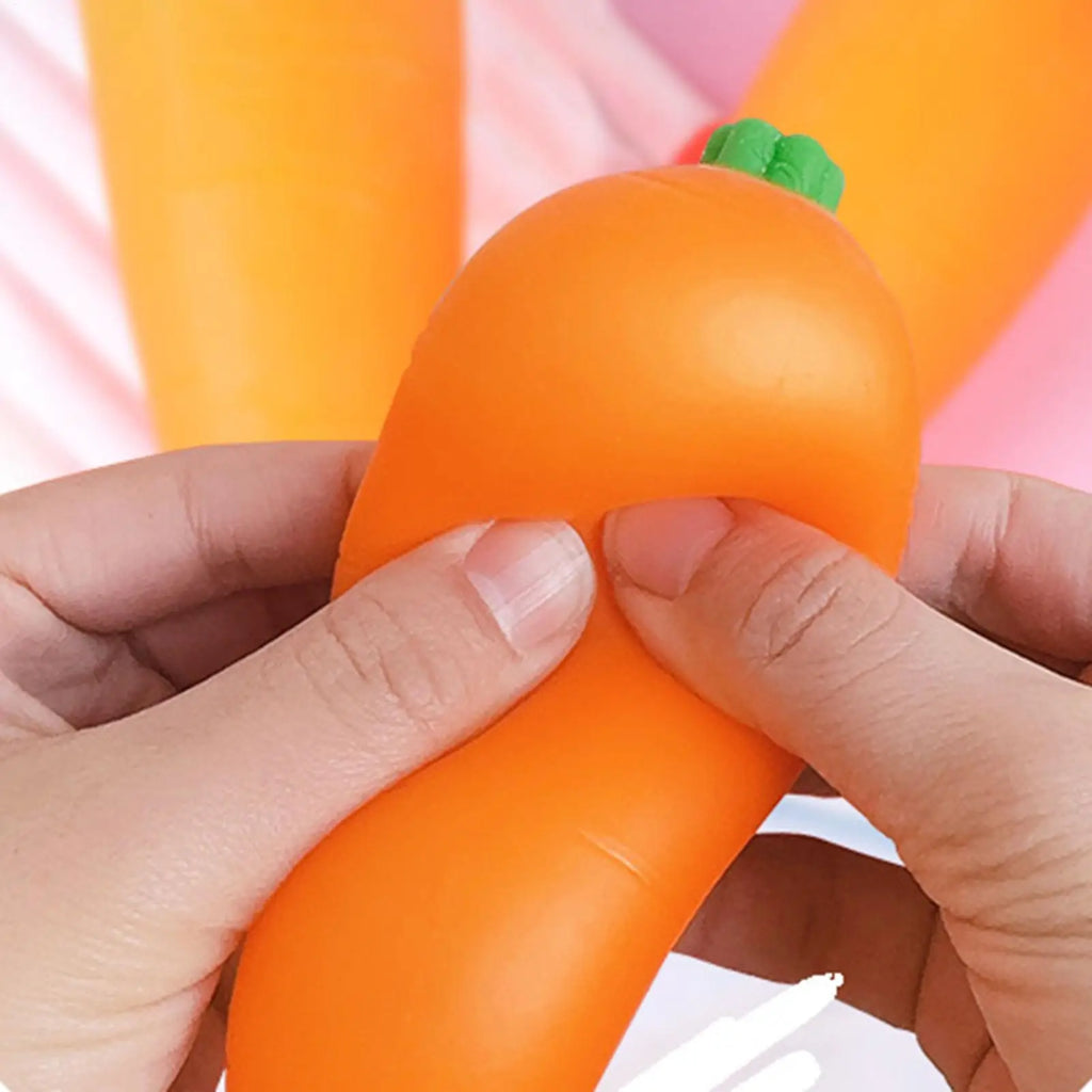 Carrot Squeeze Toy – Slow Rising Sensory Fidget Ball 5 Inch Sensory Fidget Toy Axl