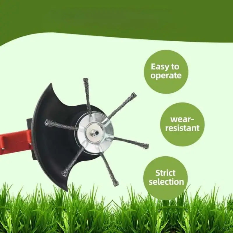 Steel Wire Weed Trimmer Head 7/8/9 Inch – Universal Gas Trimmer Weed Trimmer Head Axl