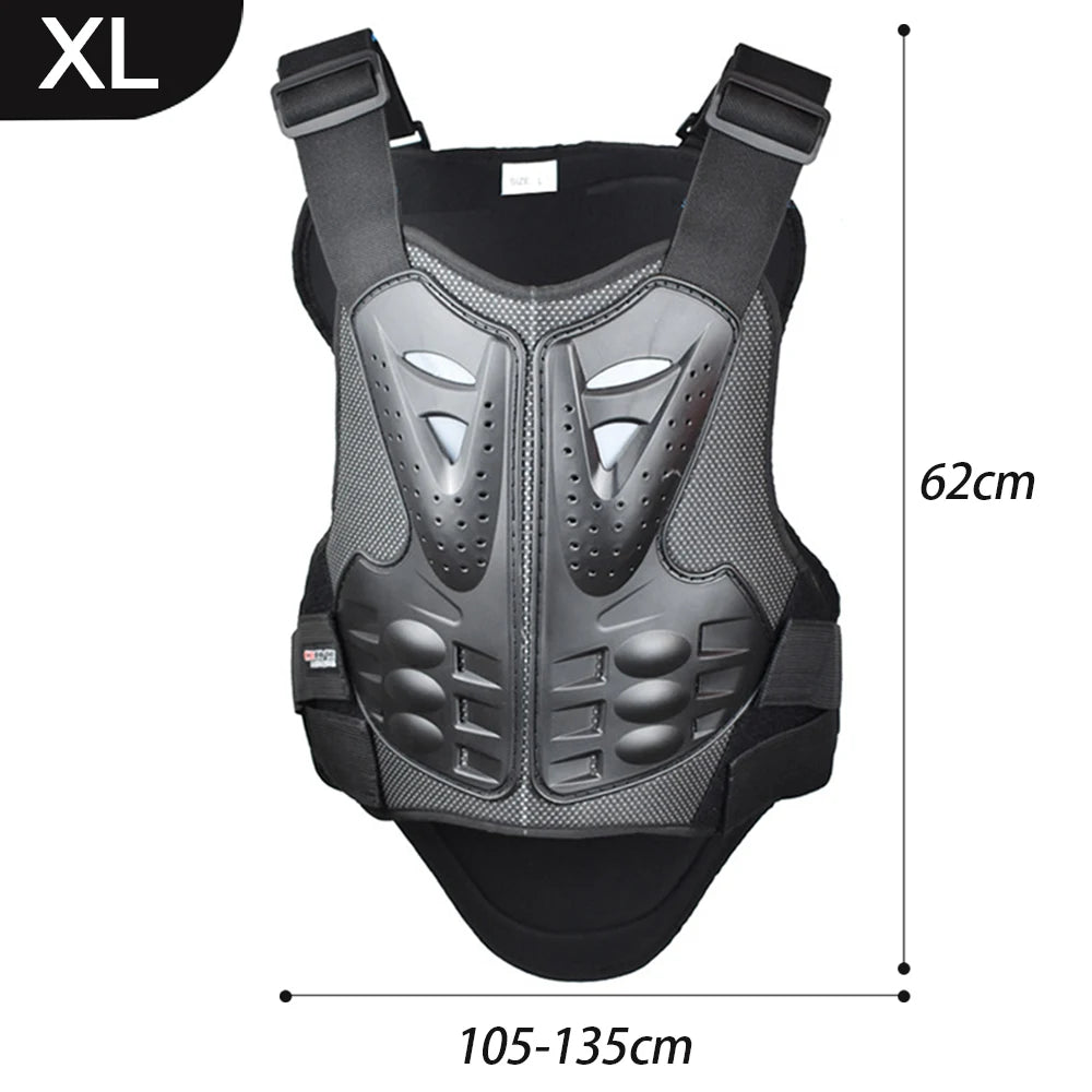 Adult Motocross Body Armor Vest – Chest & Back Protection Body Armor Vest Axl XL