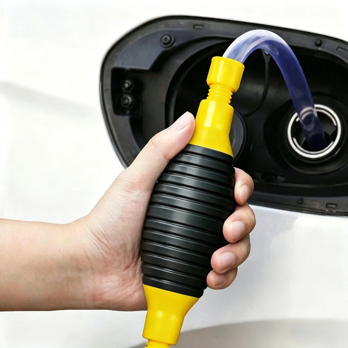 Manual Hand Fuel Siphon Pump – Gas, Diesel & Liquid Transfer Manual Siphon Pump Axl