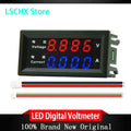 4-Digit LED Voltmeter Ammeter – 0-200V 10A Volt Amp Tester Digital Voltmeter Ammeter Axl DC 200V-3 Bit