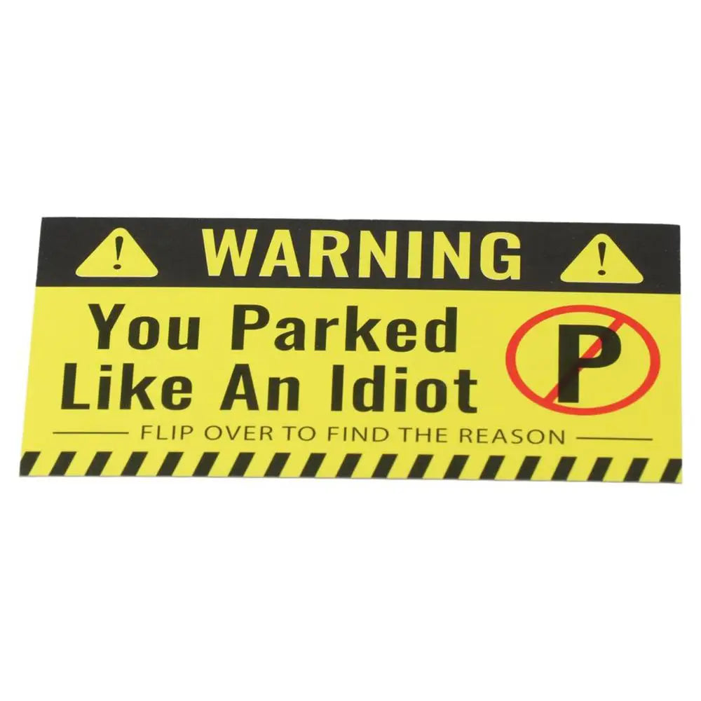 100 Funny Bad Parking Cards – Multi-Violation Notice Pack Novelty Parking Cards Axl