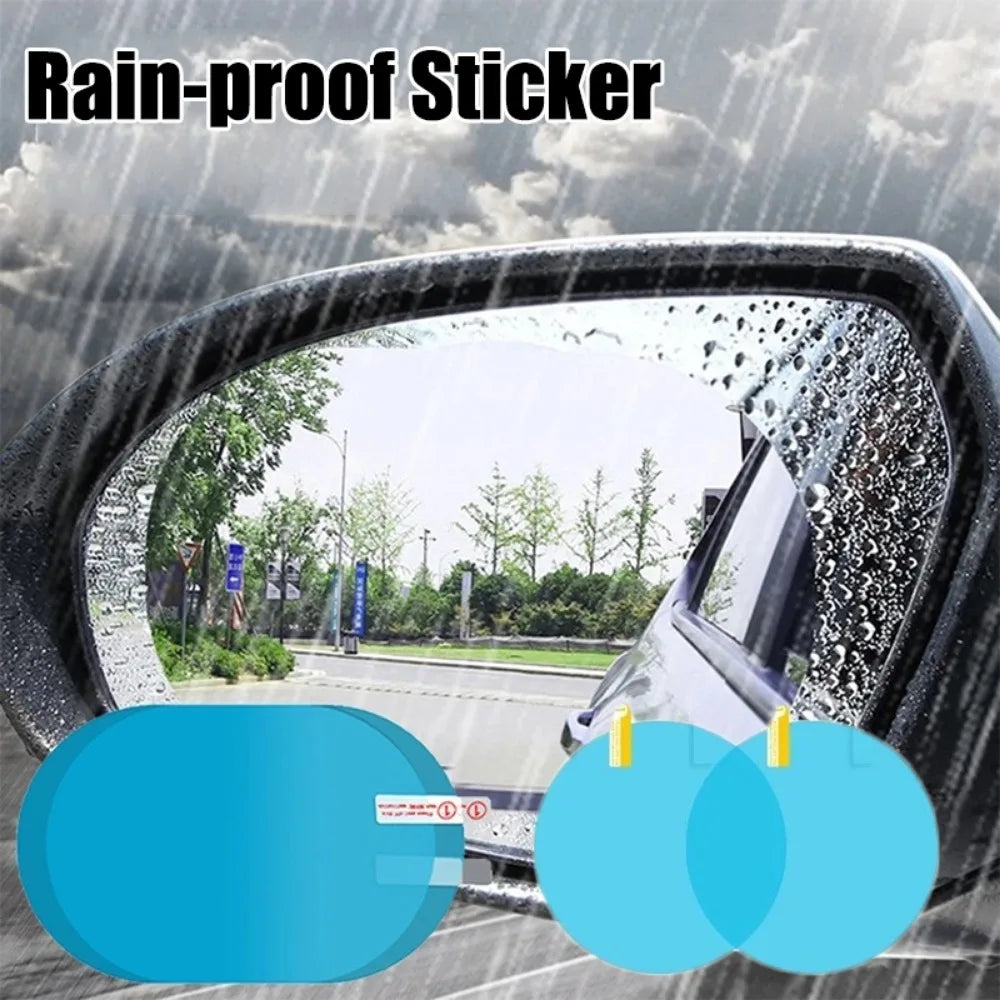 2-Pack Car Rearview Mirror Anti-Fog Waterproof Protective Film Mirror Protective Film Axl