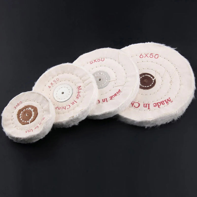 Cotton Buffing Polishing Wheel 3–8 Inch | Jewelry & Mirror Finish Buffing Polishing Wheel Axl