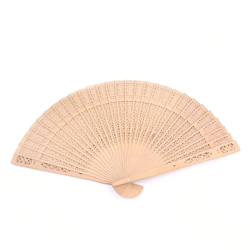 Japanese Silk Folding Hand Fan – Anime Cat Design & Tassel