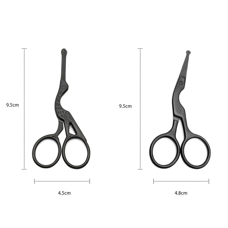 Round-Tip Grooming Scissors – Nose, Eyebrow & Beard Trimming Grooming Scissors Axl
