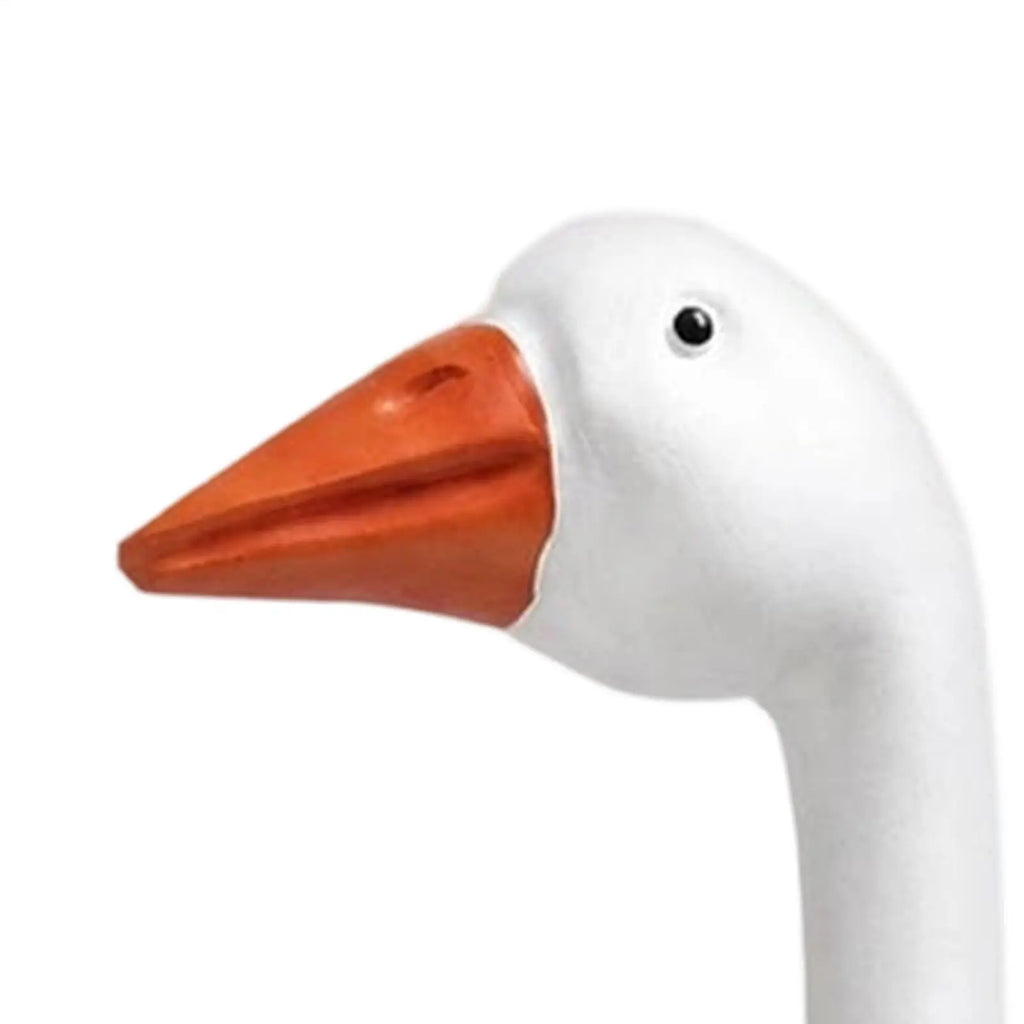 Resin Porch Goose Statue – All-Weather Garden Yard Decor Garden Goose Statue Axl