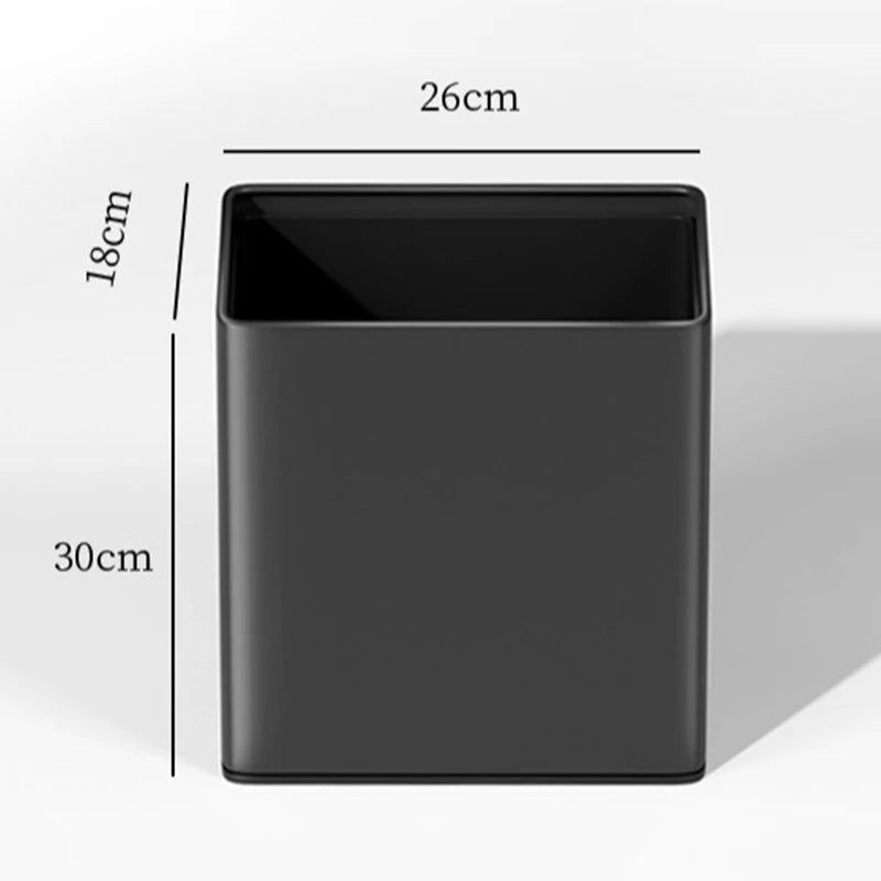 Stainless Steel Trash Can 12L – Modern Open-Top Waste Bin Stainless Waste Bin Axl