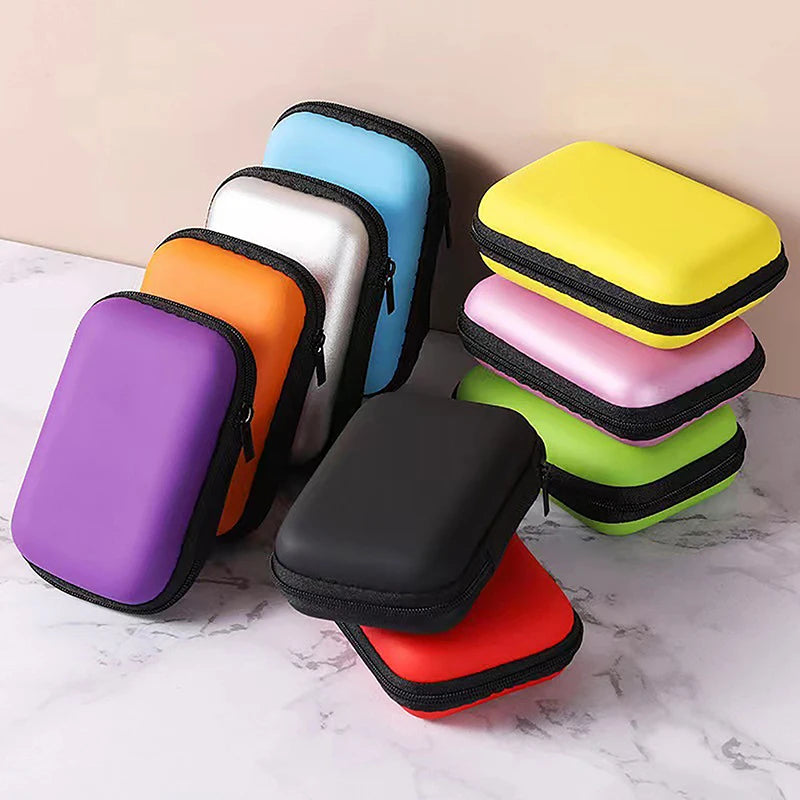 EVA Zipper Storage Case – Earphone & Cable Travel Organizer EVA Storage Case Axl
