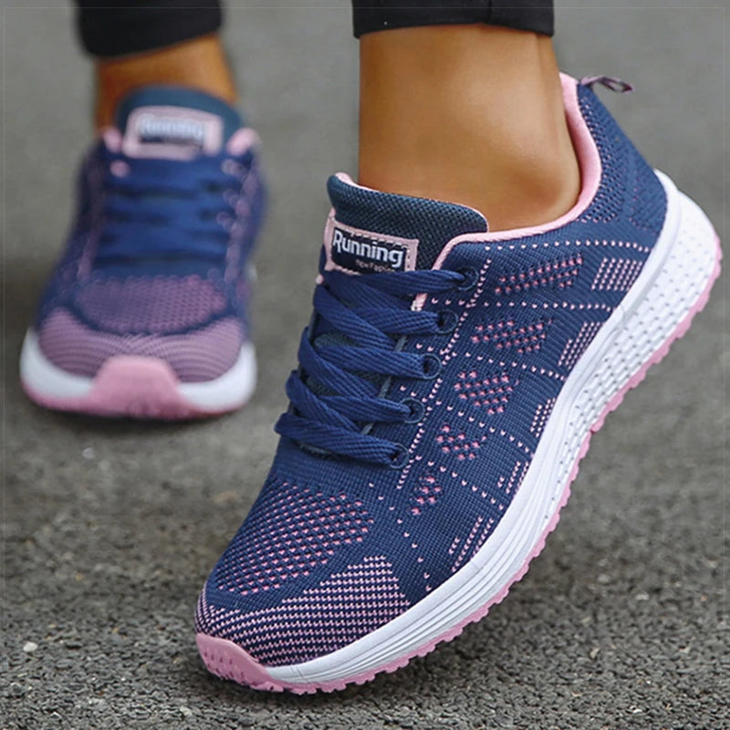 HAJINK Women's Classic Lace-Up Sneakers | Casual Gym Shoes Women's Sneakers Axl