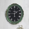 Modern Silent Wall Clock – Minimalist Luxury Acrylic Decor Decorative Wall Clock Axl Black-Green Frame 37X33.5CM
