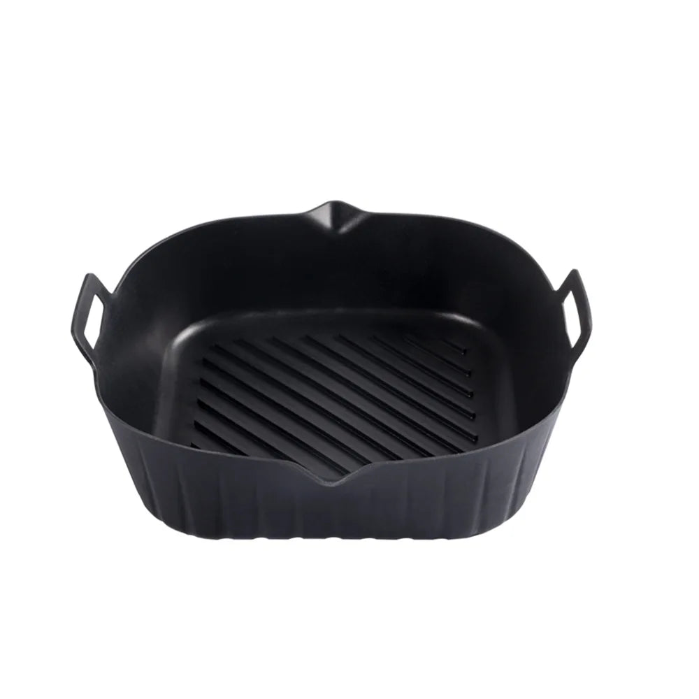 Reusable Silicone Air Fryer Liner Square Baking Tray Mat Silicone Baking Mat Axl 1pcs B