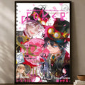Case Study of Vanitas Poster – HD Self-Stick Wall Art Decor Anime Wall Poster Axl White13 50X70cmNoframe