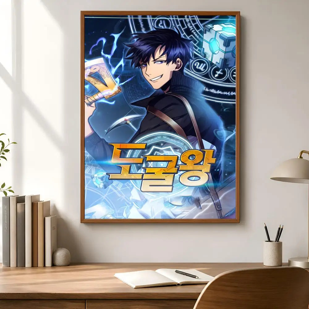 Tomb Raider King Manhwa PVC Wall Poster – Peel & Stick HD Art Wall Art Poster Axl