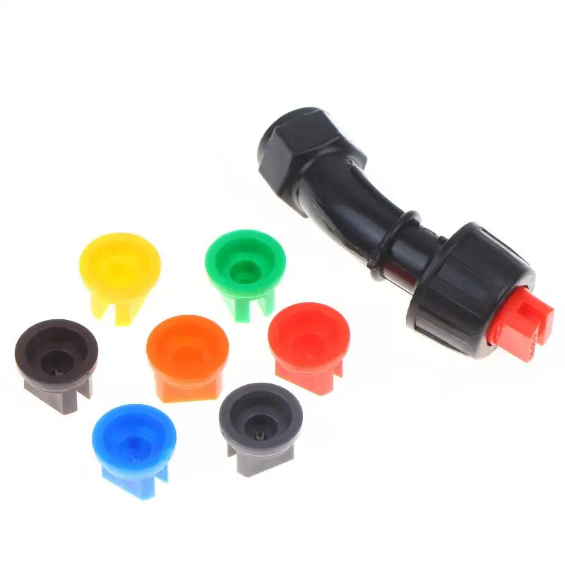 7-Tip Garden Sprayer Nozzle Set – Elbow Spray Adapter Kit Garden Sprayer Nozzle Axl