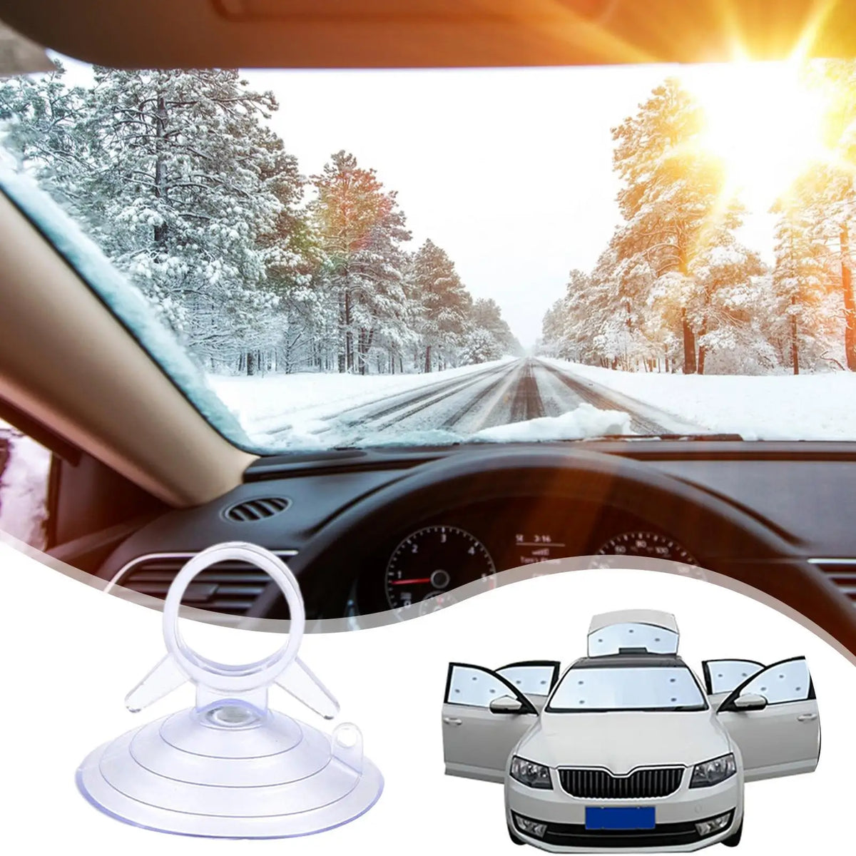 PVC Suction Cup Hooks 10-Pack – Car, Glass & Bathroom Suction Cup Hooks Axl