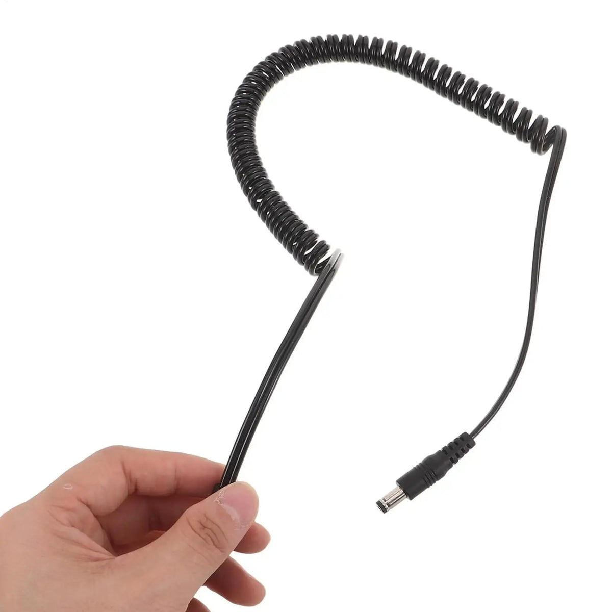 DC Spring Power Cord for Nail Drill – 5.5mm x 2.5mm DC Jack Nail Drill Accessory Axl