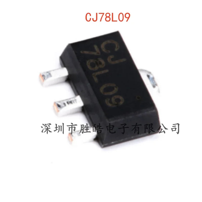 10PCS CJ78L09 9V Linear Voltage Regulator IC SOT-89 Chip Voltage Regulator IC Axl Default Title