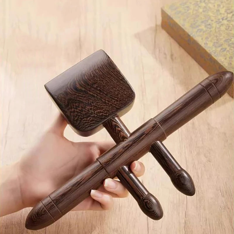 Wenge Wood Gua Sha Rolling Stick – Handheld Massage Tool Gua Sha Massage Tool Axl
