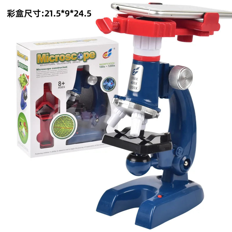 Kids' Biology Microscope Lab Science Kit – STEM Gift for Children Kids Science Kit Axl C2135