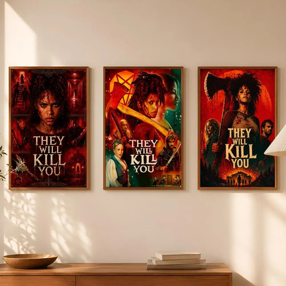 Self-Stick HD PVC Movie Wall Art Poster – Waterproof Home Decor Wall Art Poster Axl