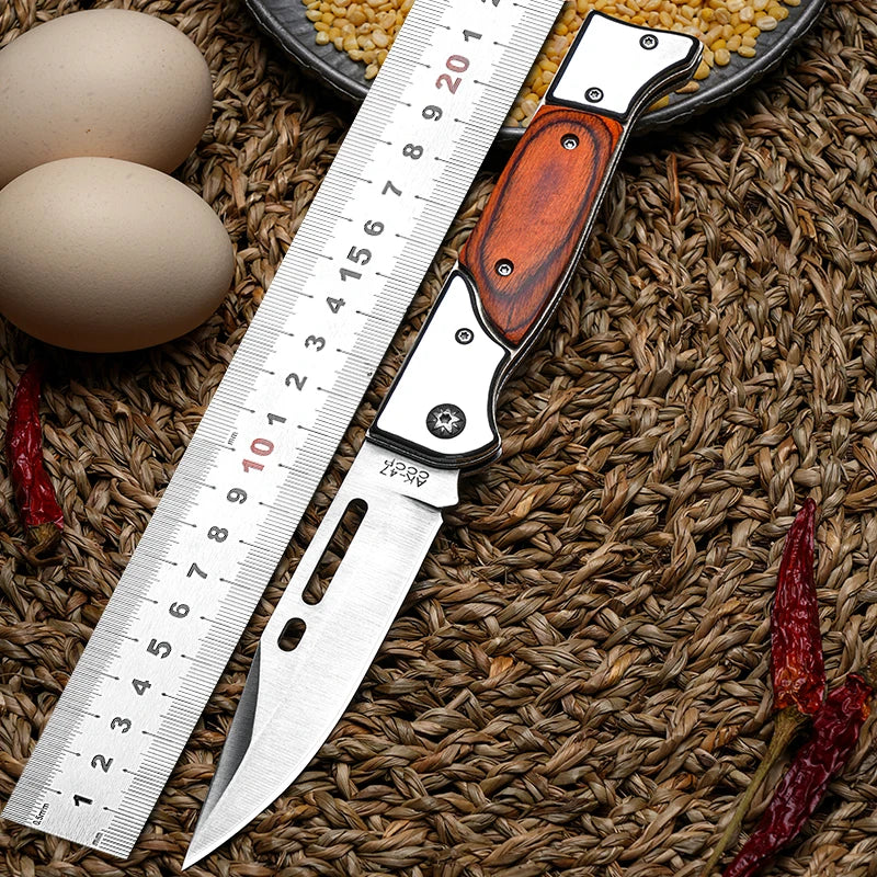 Folding Fruit Knife – Stainless Steel Pocket Knife for Outdoors Folding Pocket Knife Axl 1pcs