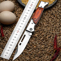 Folding Fruit Knife – Stainless Steel Pocket Knife for Outdoors Folding Pocket Knife Axl 1pcs