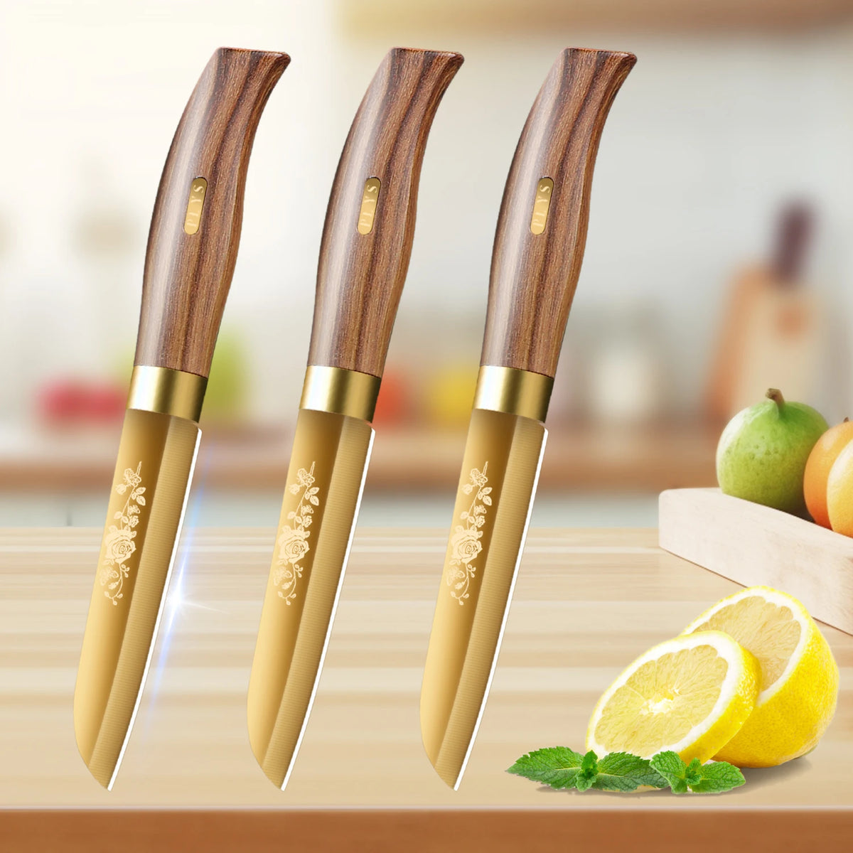 PLYS Sharp Stainless Steel Paring Knife – Fruit & Kitchen Use Paring Knife Axl
