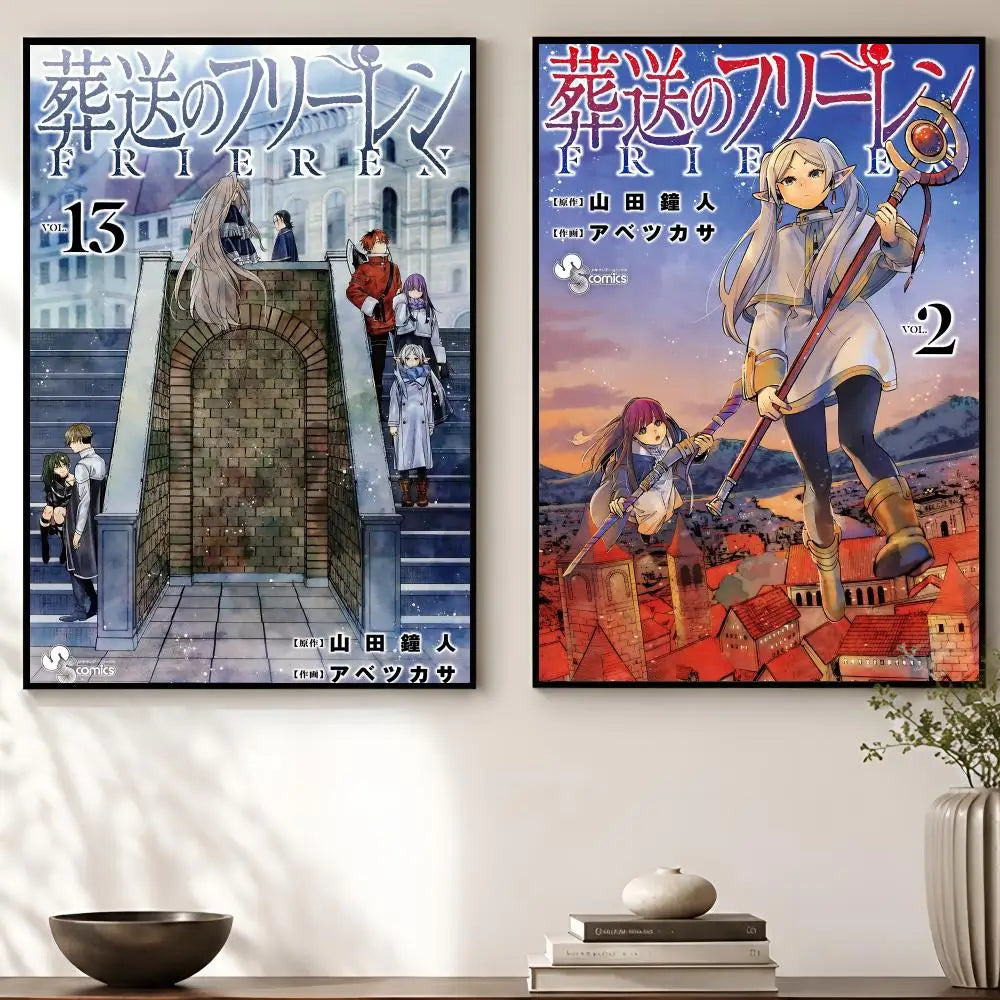 Sousou no Frieren Anime Wall Poster – Waterproof Self-Adhesive Anime Wall Poster Axl