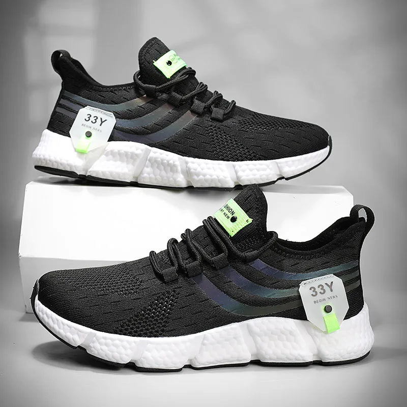 AZGB Casual Platform Sneakers – Breathable Mesh Lace-Up Shoes Casual Platform Sneakers Axl