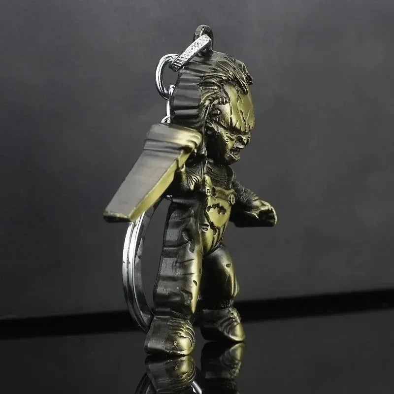 Vintage Alloy Keychain Pendant – Bronze & Silver Bag Charm Gift Pendant Keychain Axl