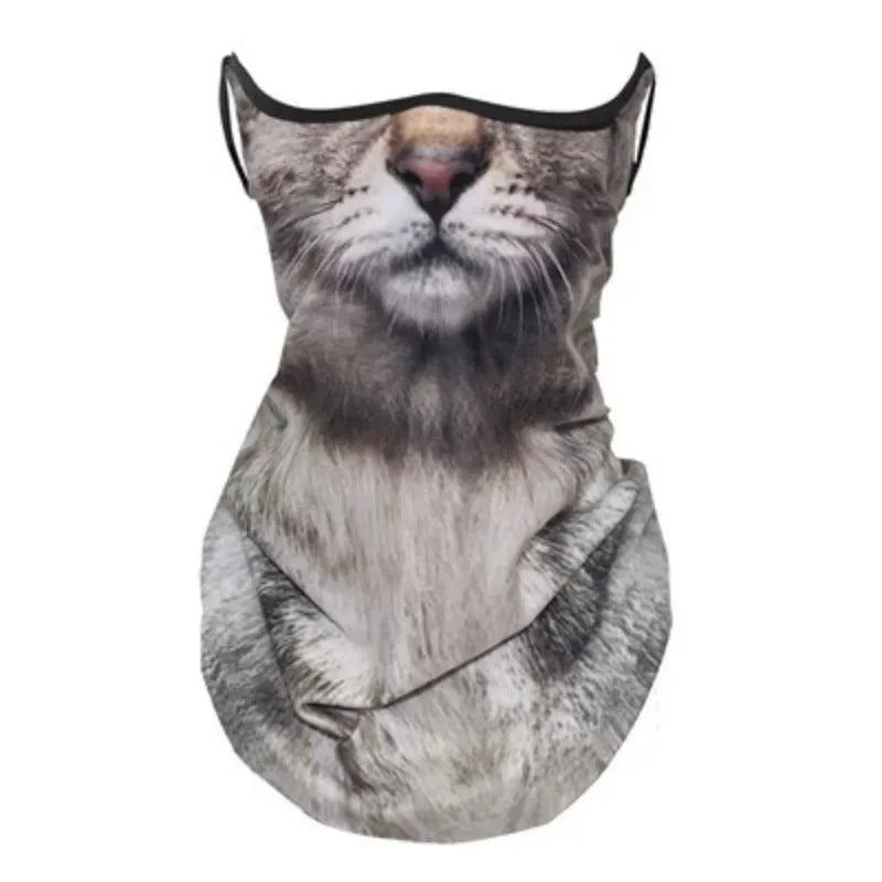 3D Cat Cycling Balaclava – Full Face Neck Sun Shield Helmet Liner Cycling Balaclava Axl