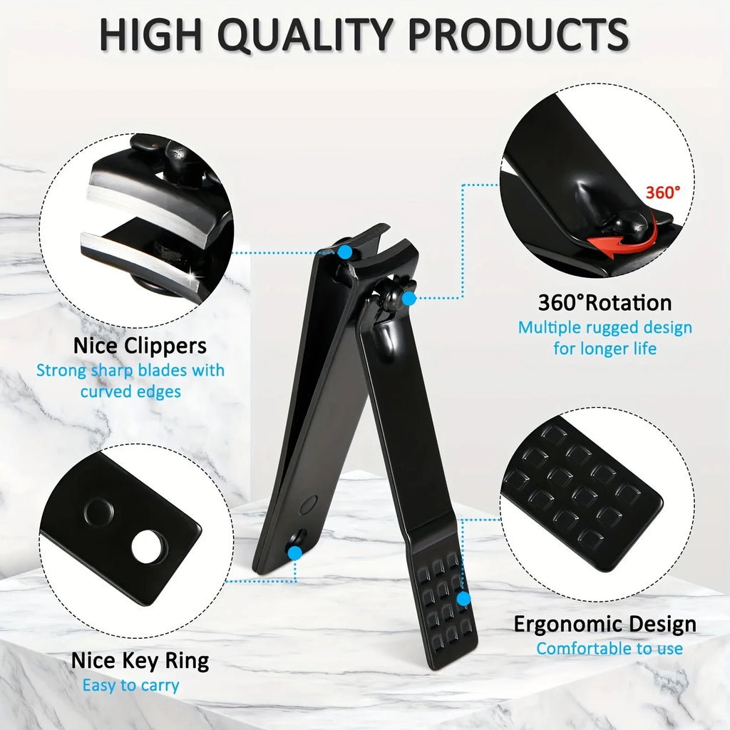 26-Piece Stainless Steel Nail Clipper Set | Pro Nail Care Kit Nail Clipper Set Axl