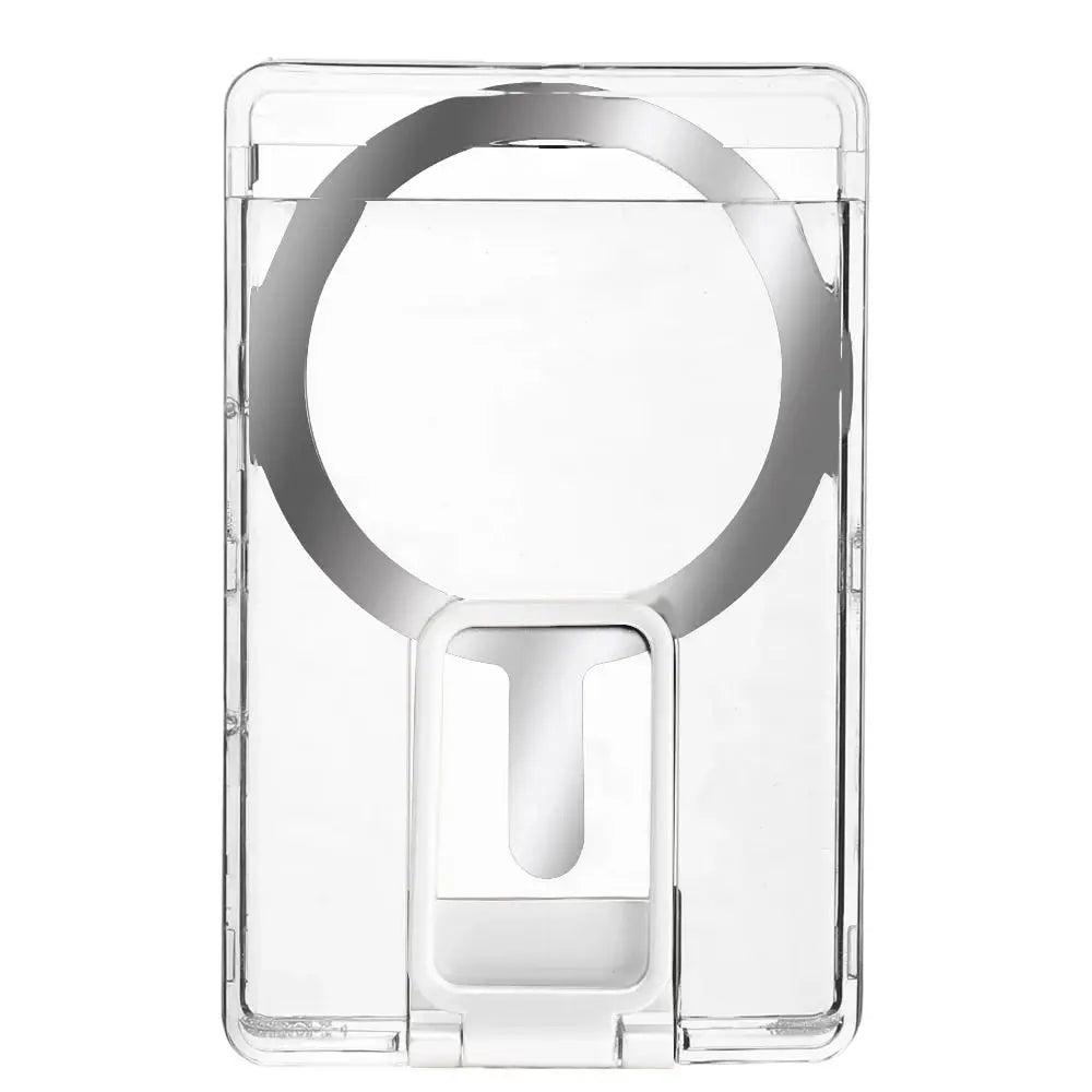 Magnetic Phone Wallet Card Holder & Kickstand – MagSafe Phone Wallet Kickstand Axl Silver