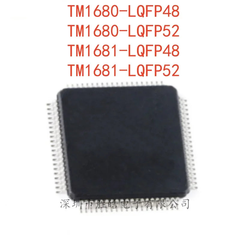 5PCS TM1680 TM1681 LQFP48/52 LED Display Driver IC Chip LED Driver IC Axl TM1681-LQFP48