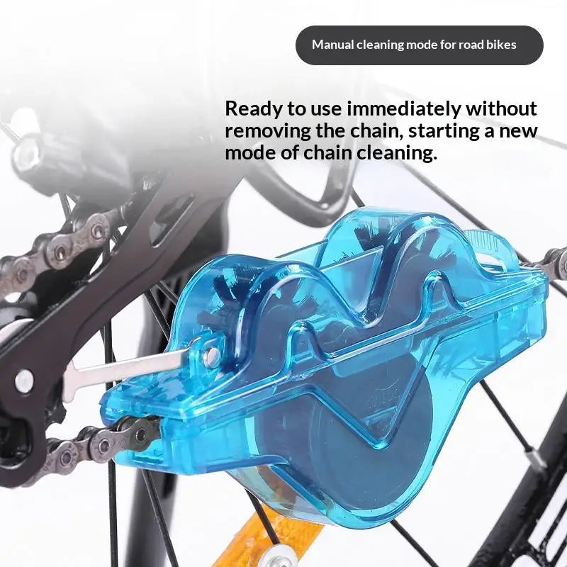 Bicycle Chain Cleaner Brush – Multi-Function Bike Maintenance Kit Bike Cleaning Tool Axl