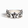Huitan Vintage Flower Ring – Dainty Fashion Ring for Women Fashion Ring Axl T0449 10