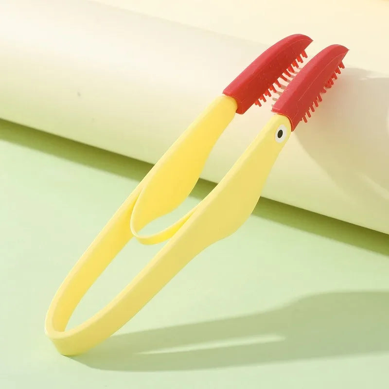 Silicone Pet Eye Cleaning Brush & Tear Mark Comb for Cats & Dogs Pet Grooming Brush Axl
